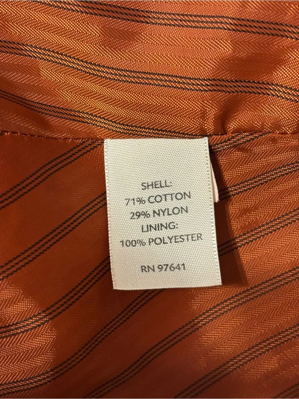 J. Jill XLP Petite Rust Belted Lightweight Trench Coat Cotton Blend